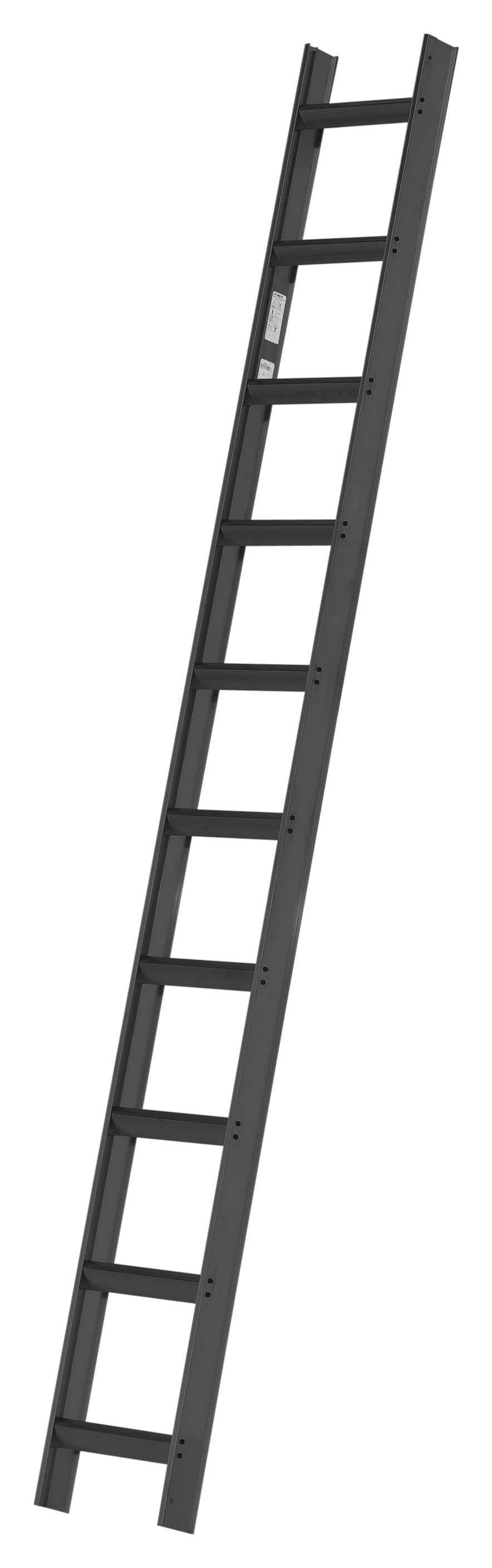 leiter, faltbar, Metall, Schwarz, Stufen